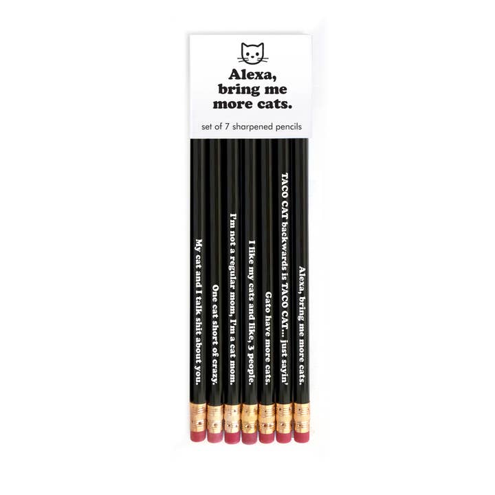 Alexa, Bring Me More Cats - Pencil Set