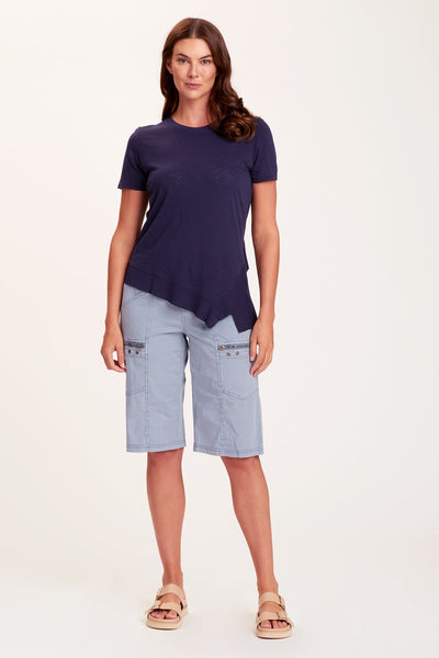 Lettie Tee in Navy