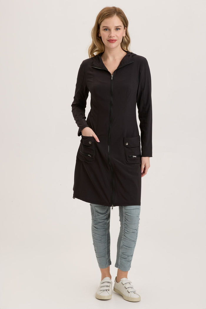 Active Rufino Jacket Dress in Black