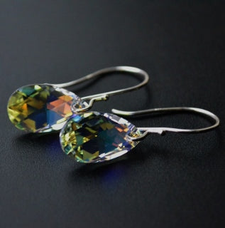 Crystal Briolette Earrings