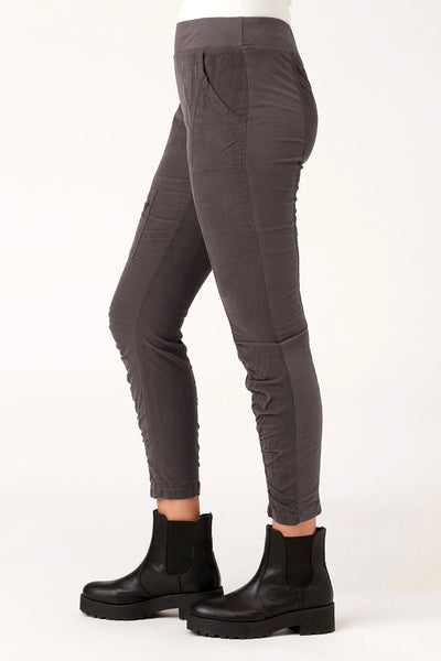 Cord Malanda Pant in Charcoal