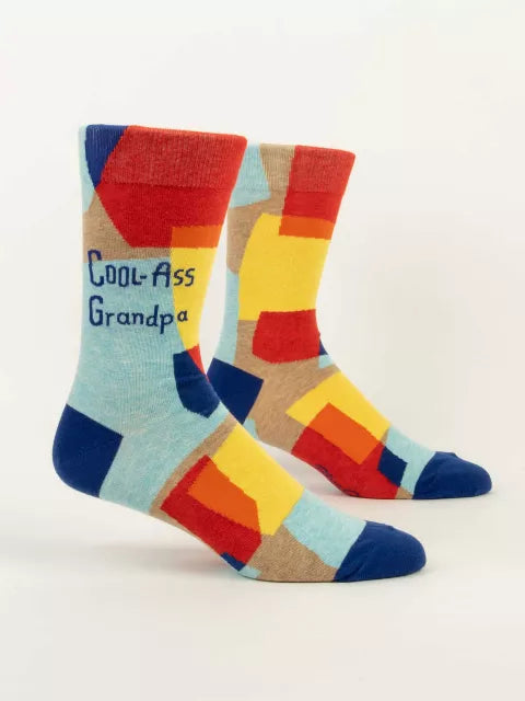 Cool Ass Grandpa Men's Crew Socks