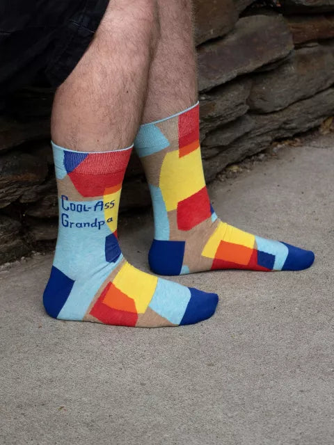 Cool Ass Grandpa Men's Crew Socks