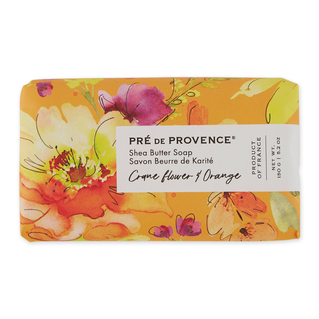 Crane Flower & Orange Shea Butter Soap