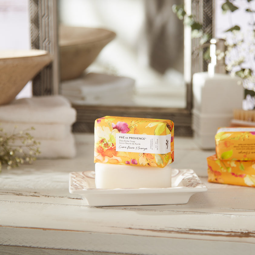 Crane Flower & Orange Shea Butter Soap