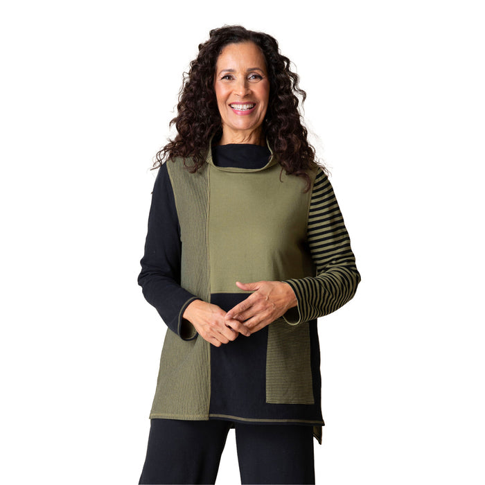 Mixed Stripes Studio Tunic