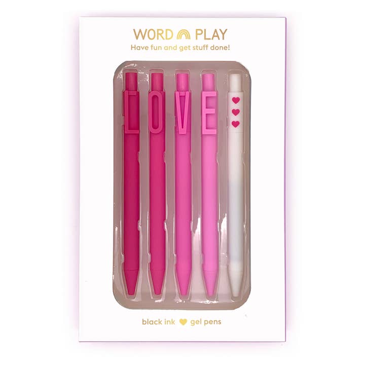 Love Word Play - Gel Pen Set