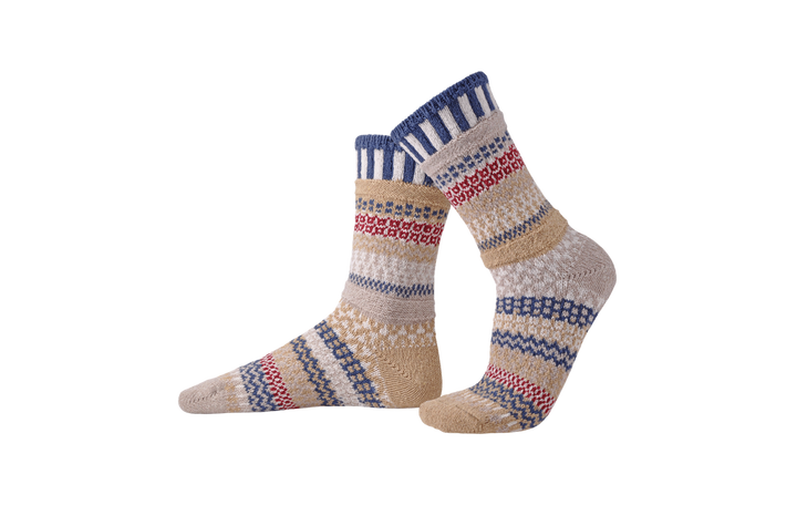 Crew Socks in Bateau Mouche: Size Medium