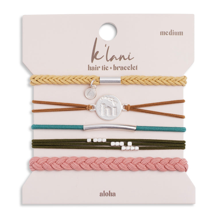 Aloha Hair Tie Bracelet