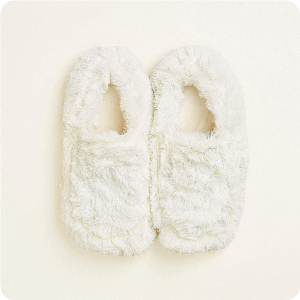 Slippers in Cream Lavender Scented