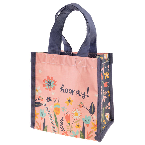 Recycled Small Gift Bag - Hooray