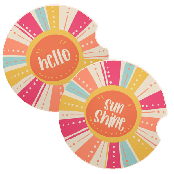 Car Coasters - Hello Sunshine