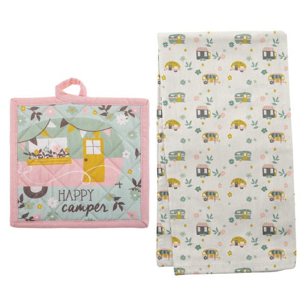 Reese Pot Holder & Tea Towel Set