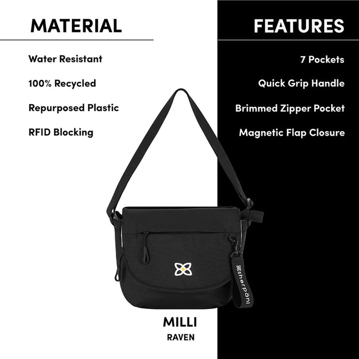 Milli Raven Crossbody Bag