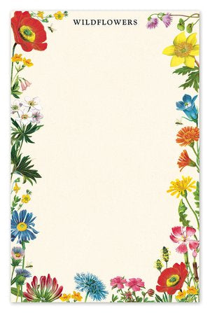 Notepad with Wildflowers