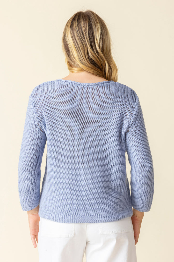 Shoreside Easy Pocket Pullover in Hydrangea