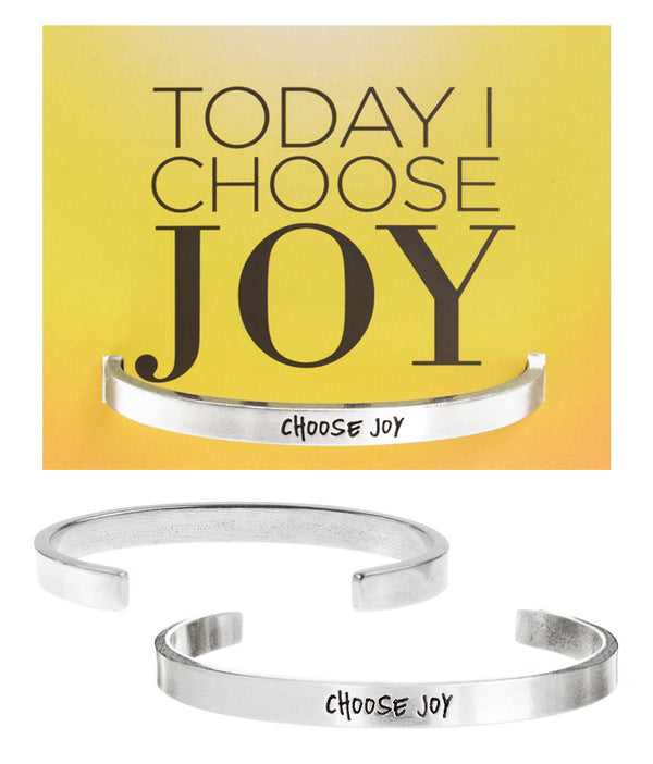 choose joy quotable cuff