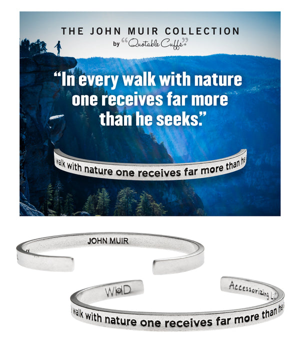 nature quotable cuff