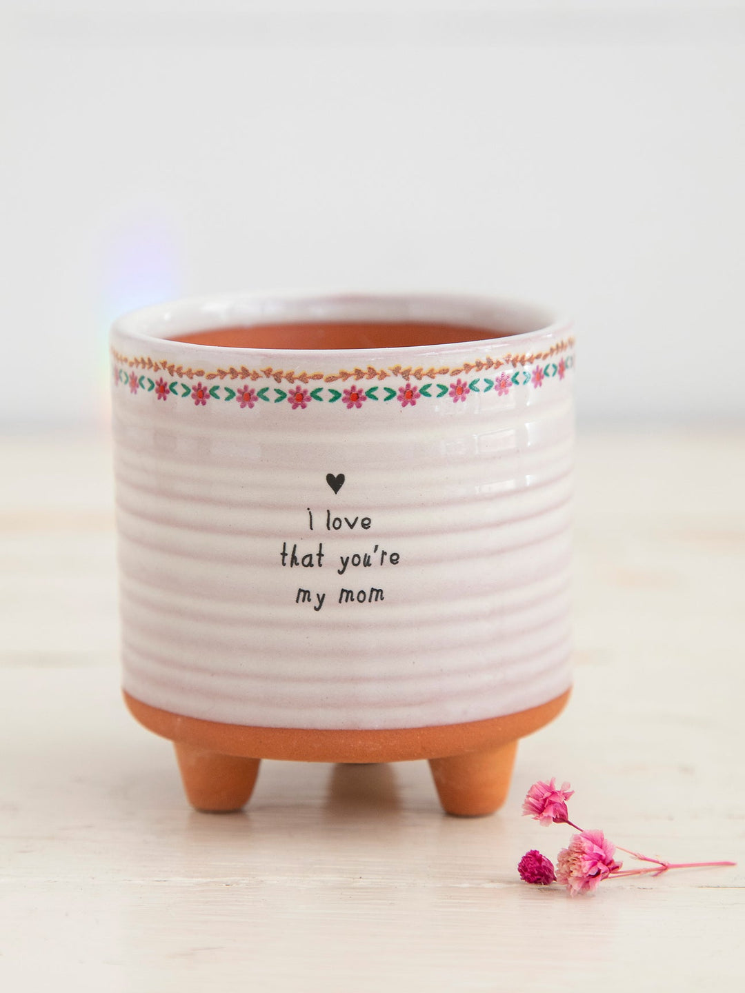 Mini Artisan Planter - I Love That You're My Mom