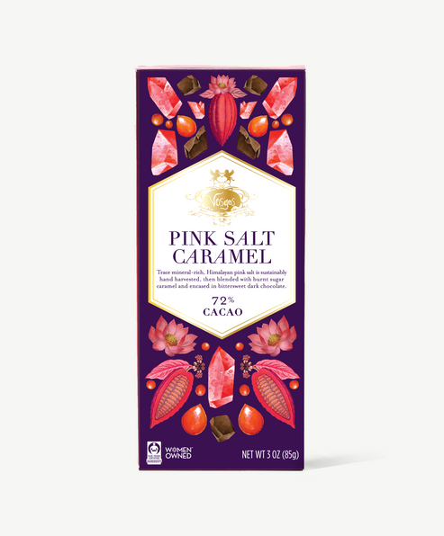 Pink Salt Caramel Vosges Bar