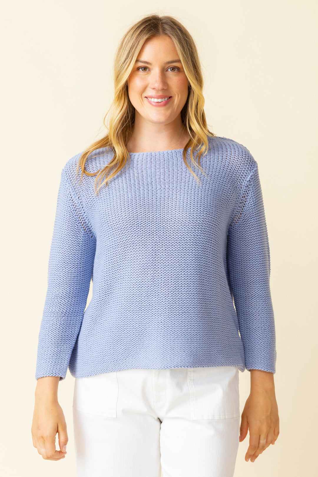 Shoreside Easy Pocket Pullover in Hydrangea