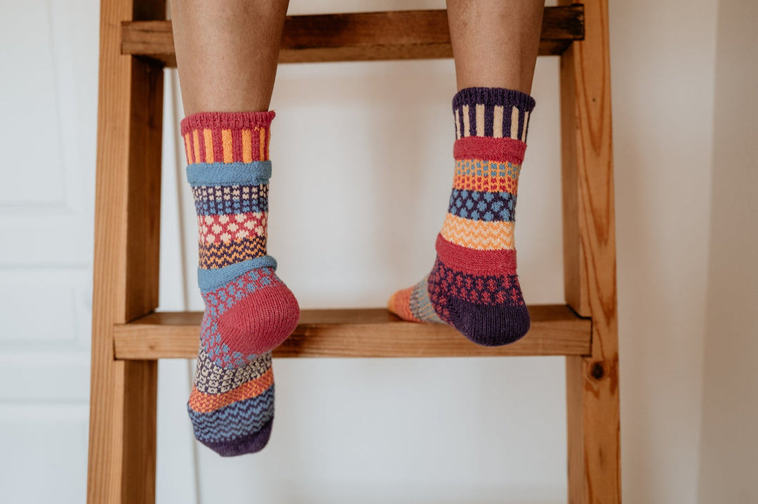 Crew Socks in Sunny: Size Medium