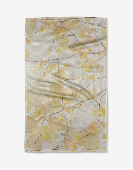 Yellow Fall Kitchen Tea Towel