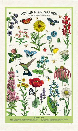 Pollinator Garden Tea Towel