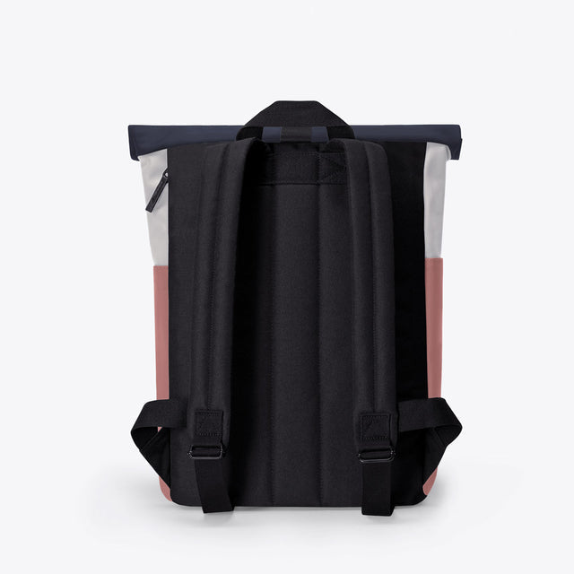 Hajo Mini Lotus Infinity Backpack in Grey and Dark Rose