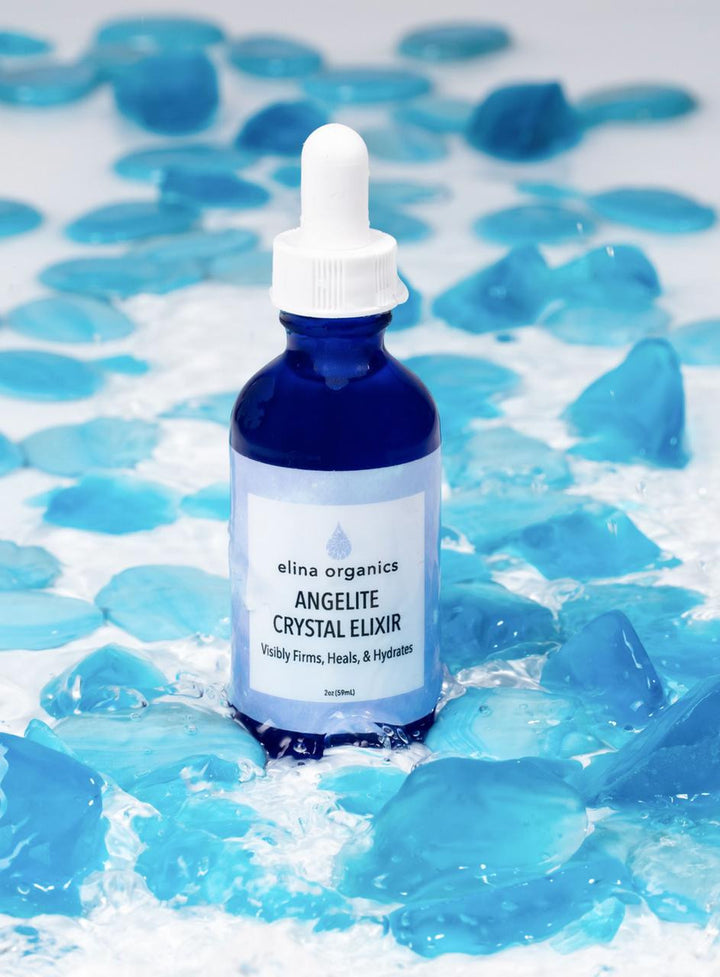 Angelite Crystal Elixir - Elina Organics