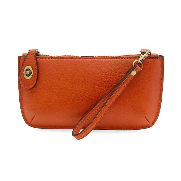 Crossbody Wristlet Clutch - Vegan Leather