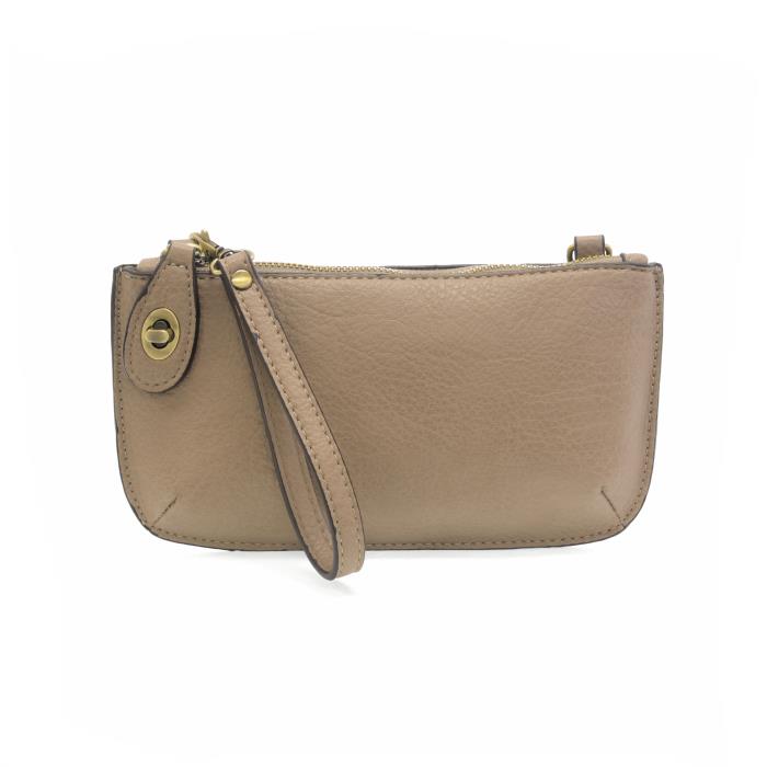 Crossbody Wristlet Clutch - Vegan Leather