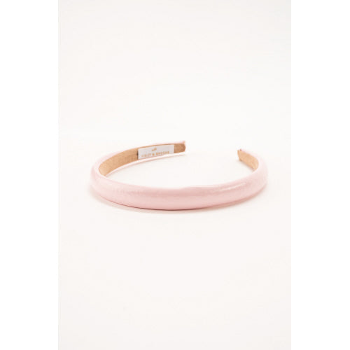 Paige Mini Puff Headband in Blush